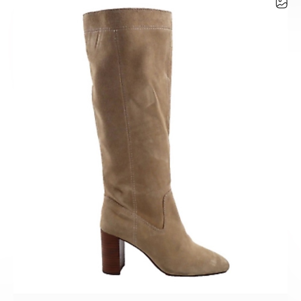 Vince Camuto NWOT Caselyn Suede Leather Knee Winter Boot Tortillia Size 6